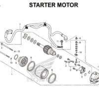 E13 – Starter Motor – Katalog Honda CRF 150L