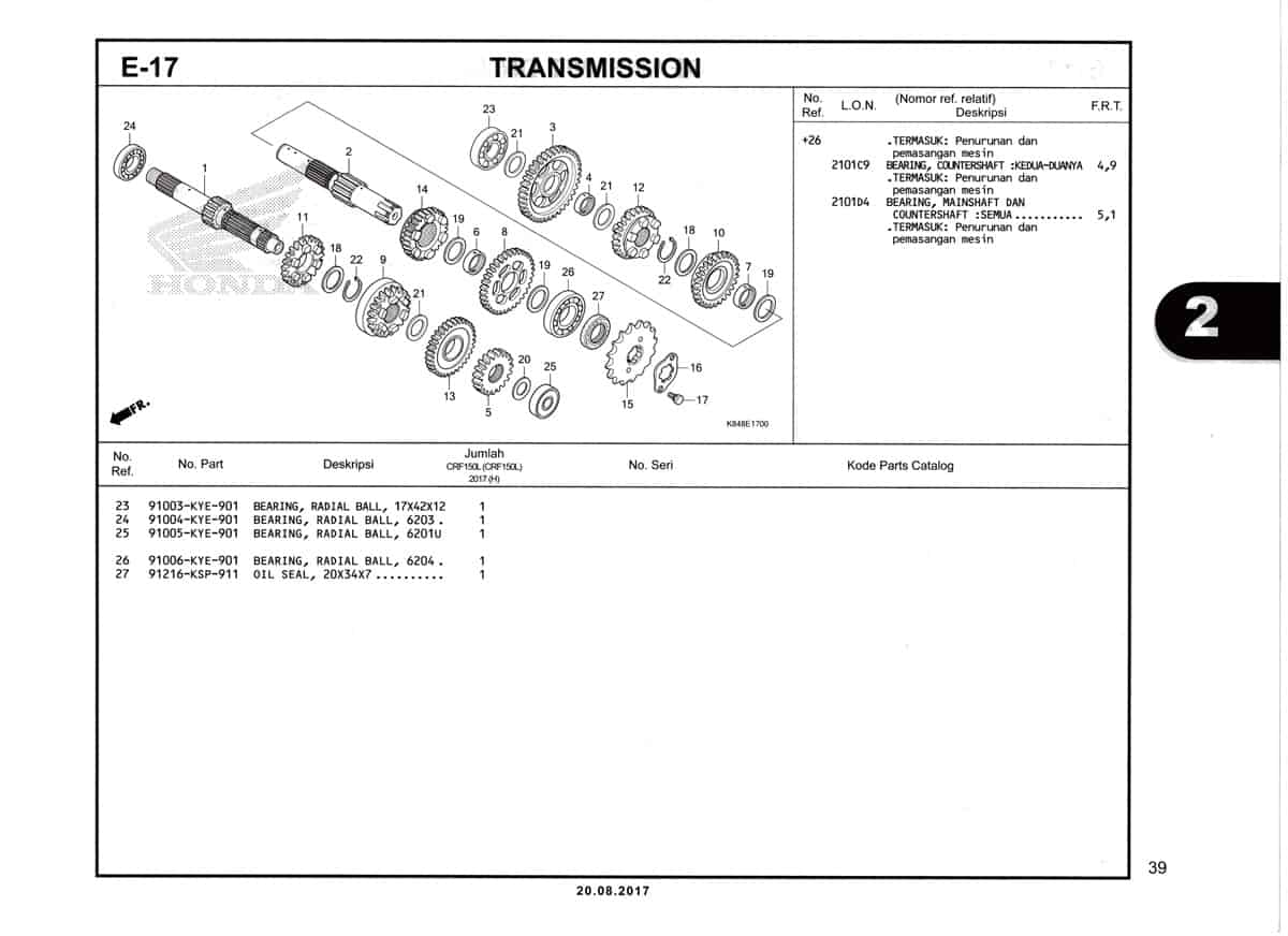 E17-1-Transmission-Katalog-Honda-Crf-150L