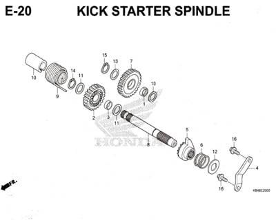 E20-Kick-Starter-Spindle-Honda-Crf-150L