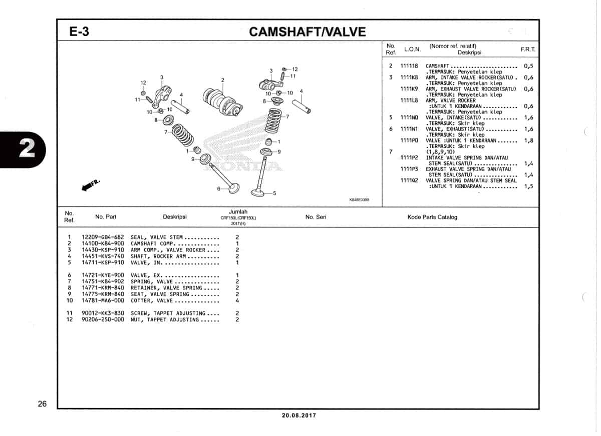 E3-Camshaft-Valve-Katalog-Honda-Crf-150L