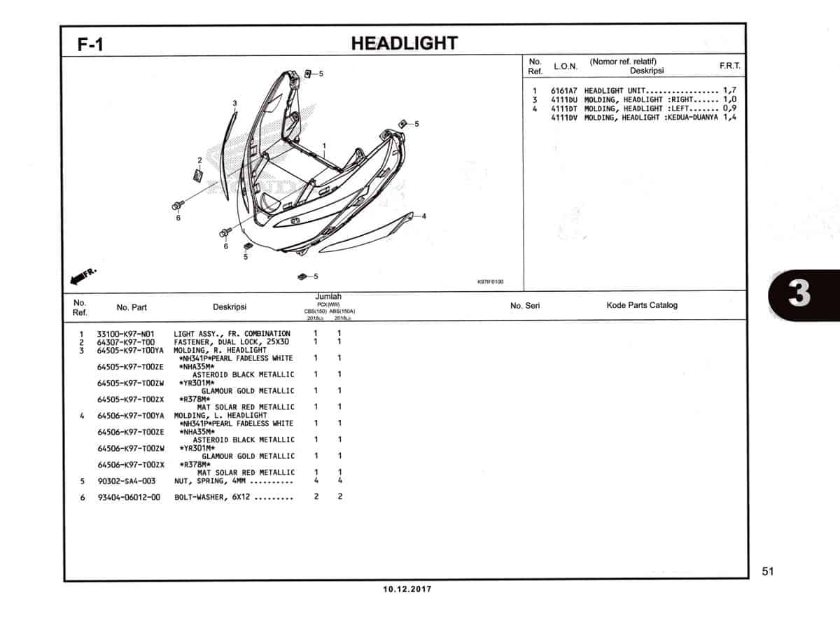 F-1-Headlight-Katalog-Pcx-150-K97