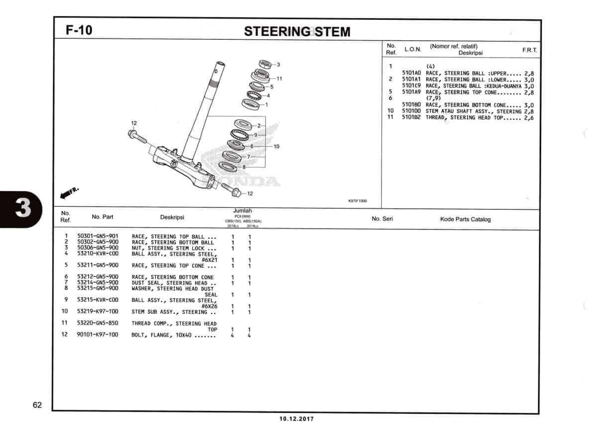 F-10-Steering-Stem-Katalog-Pcx-150-K97