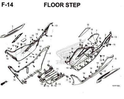 F-14-Floor-Step-Pcx-150-K97