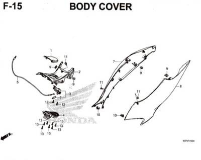 F-15-Body-Cover-Pcx-150-K97