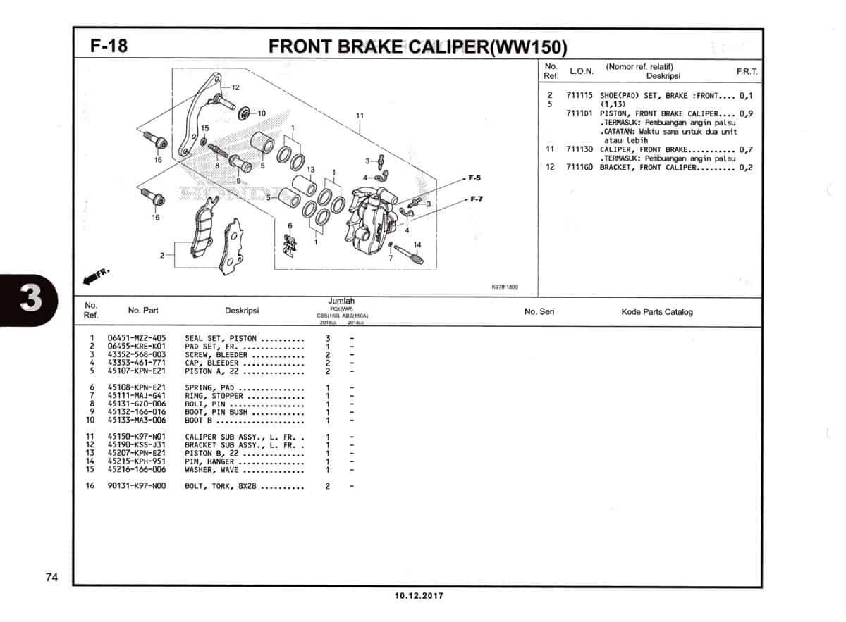 F-18-Front-Brake-Caliper-(WW150)-Katalog-Pcx-150-K97