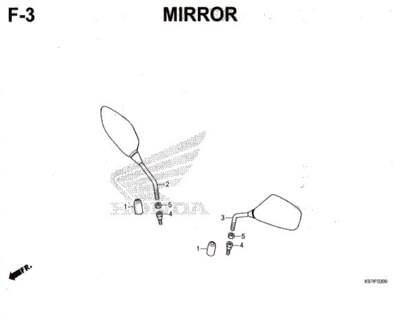 F3 – Mirror – Katalog Honda PCX 150 K97