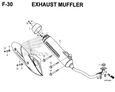 F-30-Exhaust-Muffler-Pcx-150-K97