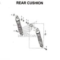 F36 – Rear Cushion – Katalog Honda PCX 150 K97