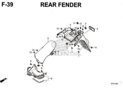 F-39-Rear-Fender-Pcx-150-K97