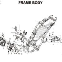 F42 – Frame Body – Katalog Honda PCX 150 K97