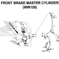 F5 – Front Brake Master Cylinder (WW150) – Katalog Honda PCX 150 K97