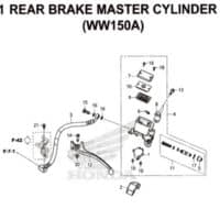 F-6-1-Rear-Brake-Master-Cylinder-(WW150A)-Pcx-150-K97