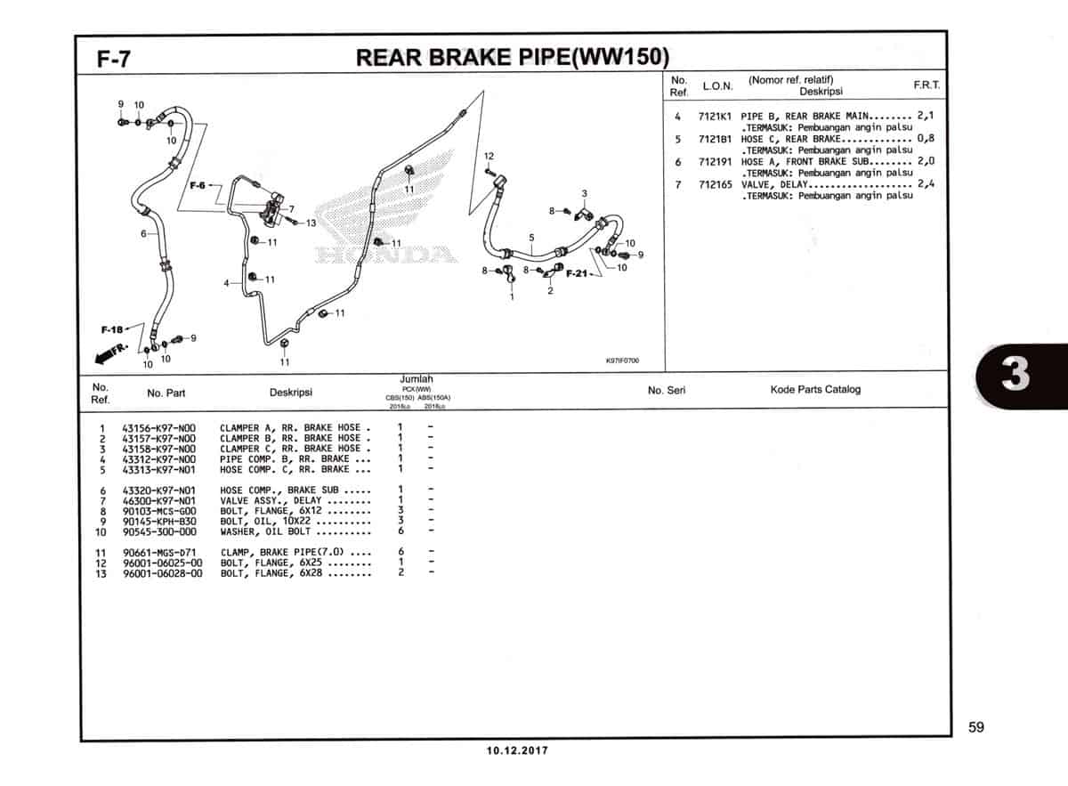 F-7-Rear-Brake-Pipe-(WW150)-Katalog-Pcx-150-K97