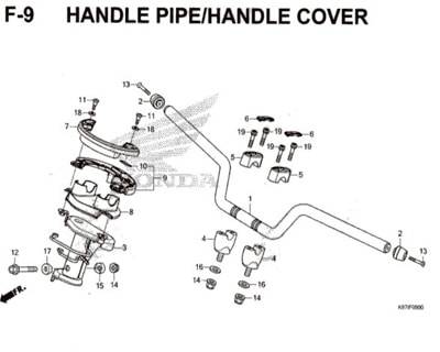 F-9-Handle-Pipe-Handle-Cover-Pcx-150-K97