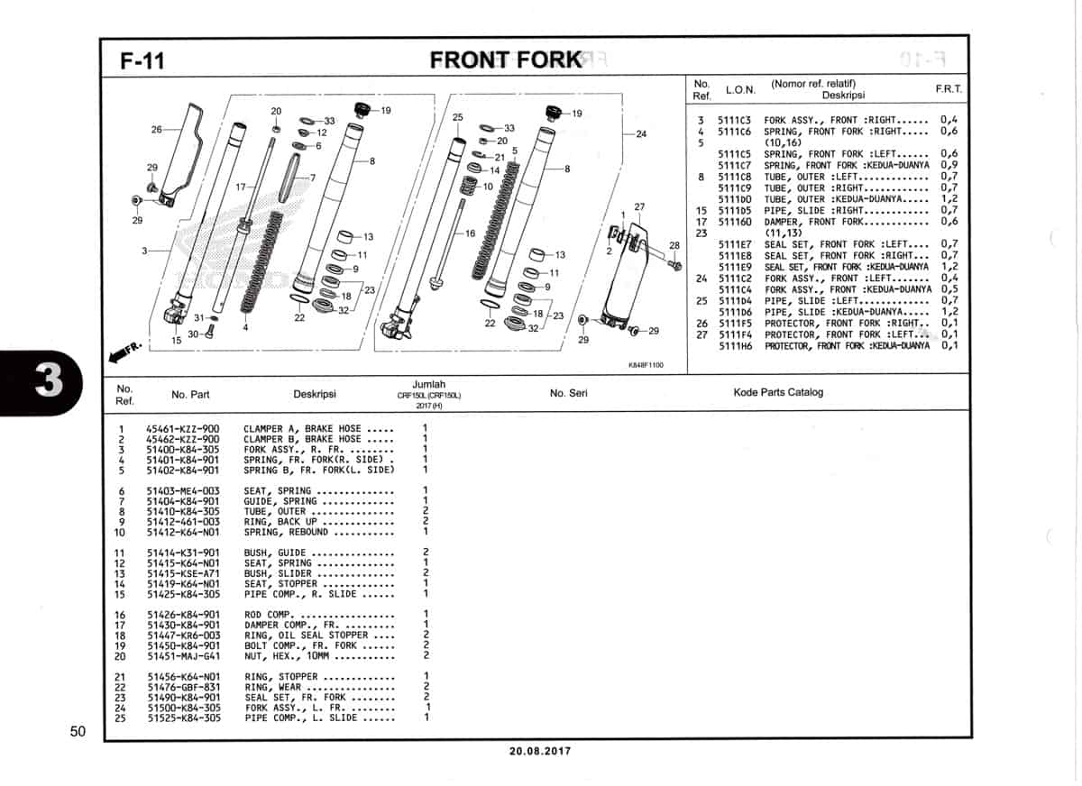 F11-Front-Fork-Katalog-Honda-Crf-150L