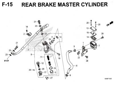 F15-Rear-Brake-Master-Cylinder-Honda-Crf-150L