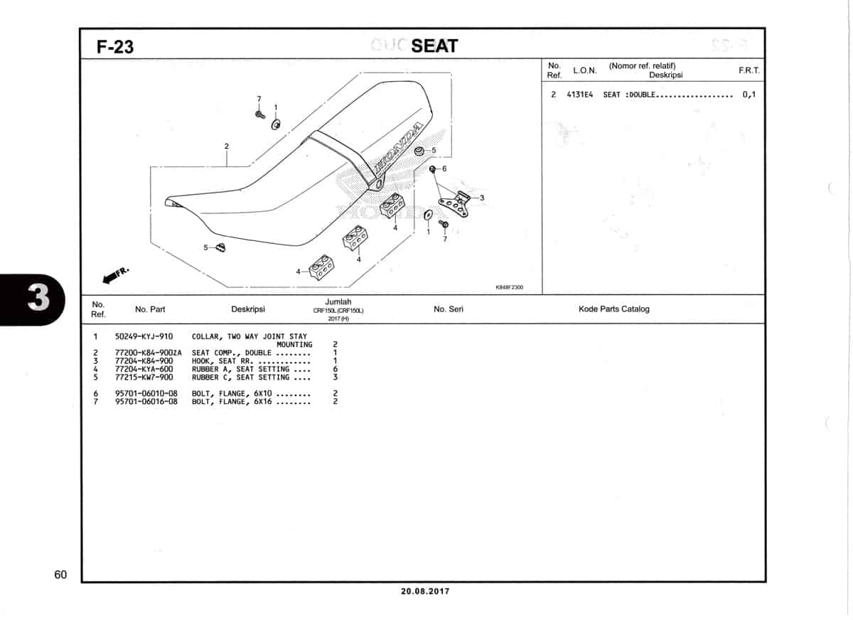 F23-Seat-Katalog-Honda-Crf-150L