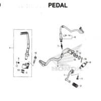 F29 – Pedal – Katalog Honda CRF 150L
