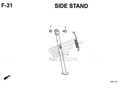 F31-Side-Stand-Honda-Crf-150L