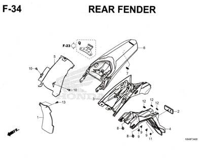 F34-Rear-Fender-Honda-Crf-150L