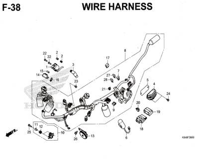 F38-Wire-Harness-Crf-150L