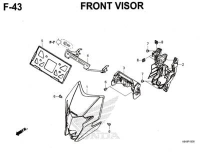 F43-Front-Visor-Honda-Crf-150L