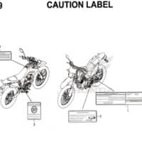 F49-Caution-Label-Honda-Crf-150L