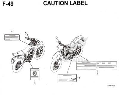 F49-Caution-Label-Honda-Crf-150L