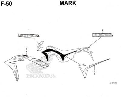 F50 – Mark – Katalog Honda CRF 150L