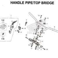 F7-Handle-Pipe-Top-Bridge-Honda-Crf-150L