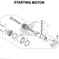 E13 – Starting Motor – Katalog Honda CB150 Verza