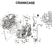 E15 – Crankcase – Katalog Honda CB150 Verza