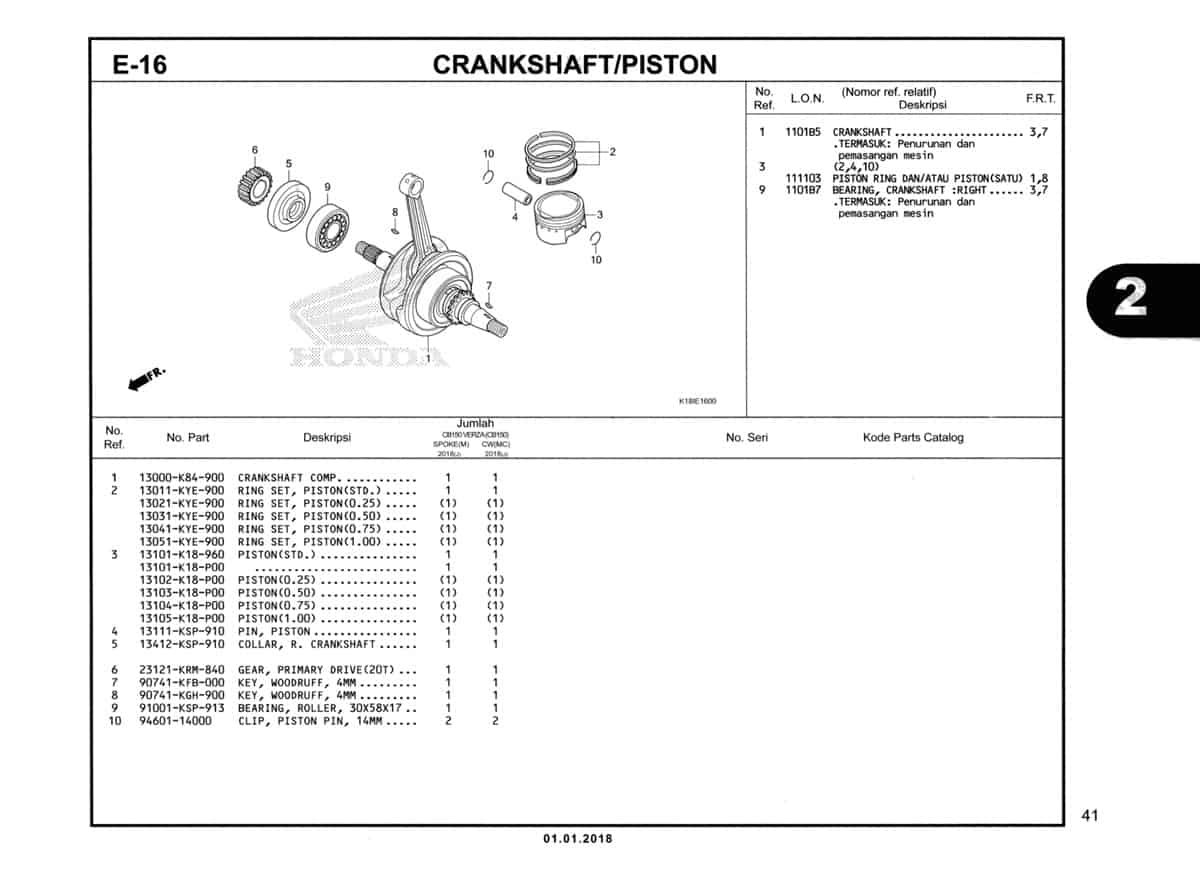 E-16-Crankshaft-Piston-Katalog-CB150-Verza