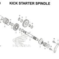 E20 – Kick Starter Spindle – Katalog Honda CB150 Verza