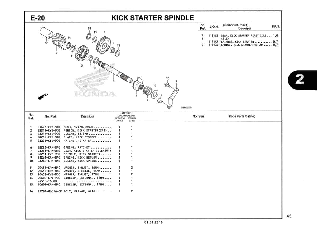 E-20-Kick-Starter-Spindle-Katalog-CB150-Verza