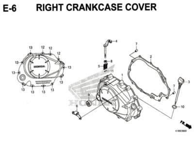 E-6-Right-Crankcase-Cover-CB150-Verza