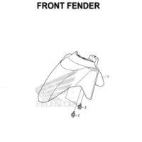 F11 – Front Fender – Katalog Honda New Vario 150 K59J