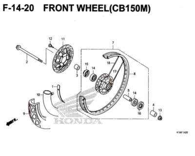 F-14-20-Front-Wheel-(CB150M)-CB150-Verza