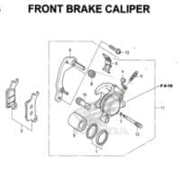 F-18-Front-Brake-Caliper-New-Vario-150-K59J