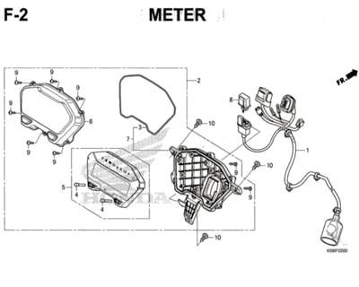 F2 – Meter – Katalog Honda New Vario 150 K59J