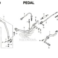F29 – Pedal – Katalog Honda CB150 Verza