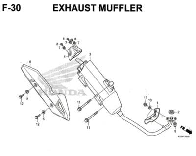 F-30-Exhaust-Muffler-New-Vario-150-K59J