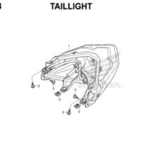 F38 – Taillight – Katalog Honda New Vario 150 K59J