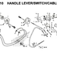F4-10 – Handle Lever / Switch / Cable – Katalog Honda New Vario 150 K59J
