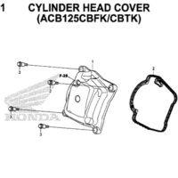 E2-1 Cylinder Head Cover (ACB125CBFK/CBTK) – Katalog Honda New Vario 125 K60R