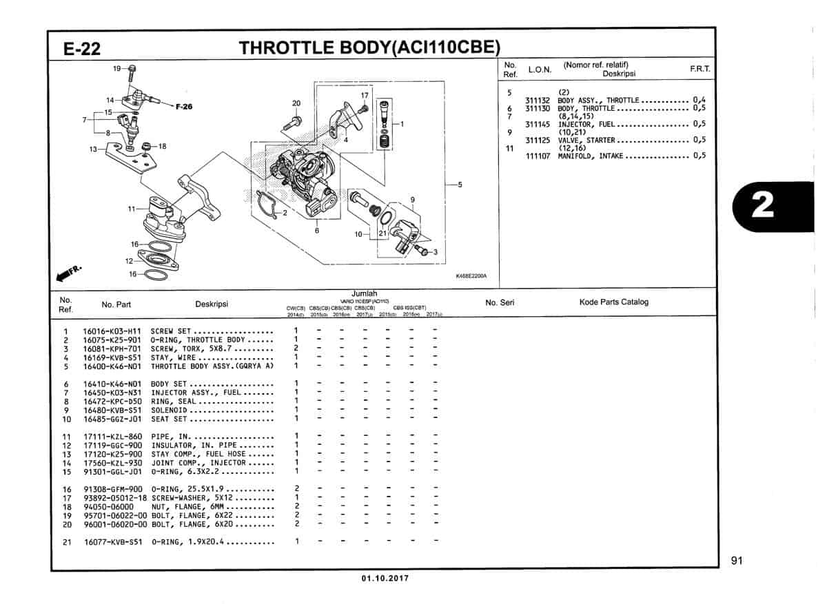 E-22-Throttle-Body-(ACI110CBE)-Katalog-New-Vario-110