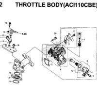 E22 – Throttle Body (ACI110CBE) – Katalog Honda New Vario 110