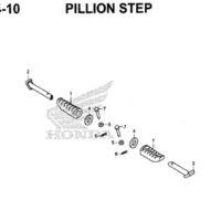 F14-10 – Pillion Step – Katalog Honda New Vario 125 K60R