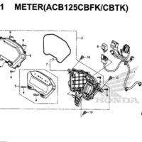 F2-1 – Meter (ACB125CBFK/CBTK) – Katalog Honda New Vario 125 K60R