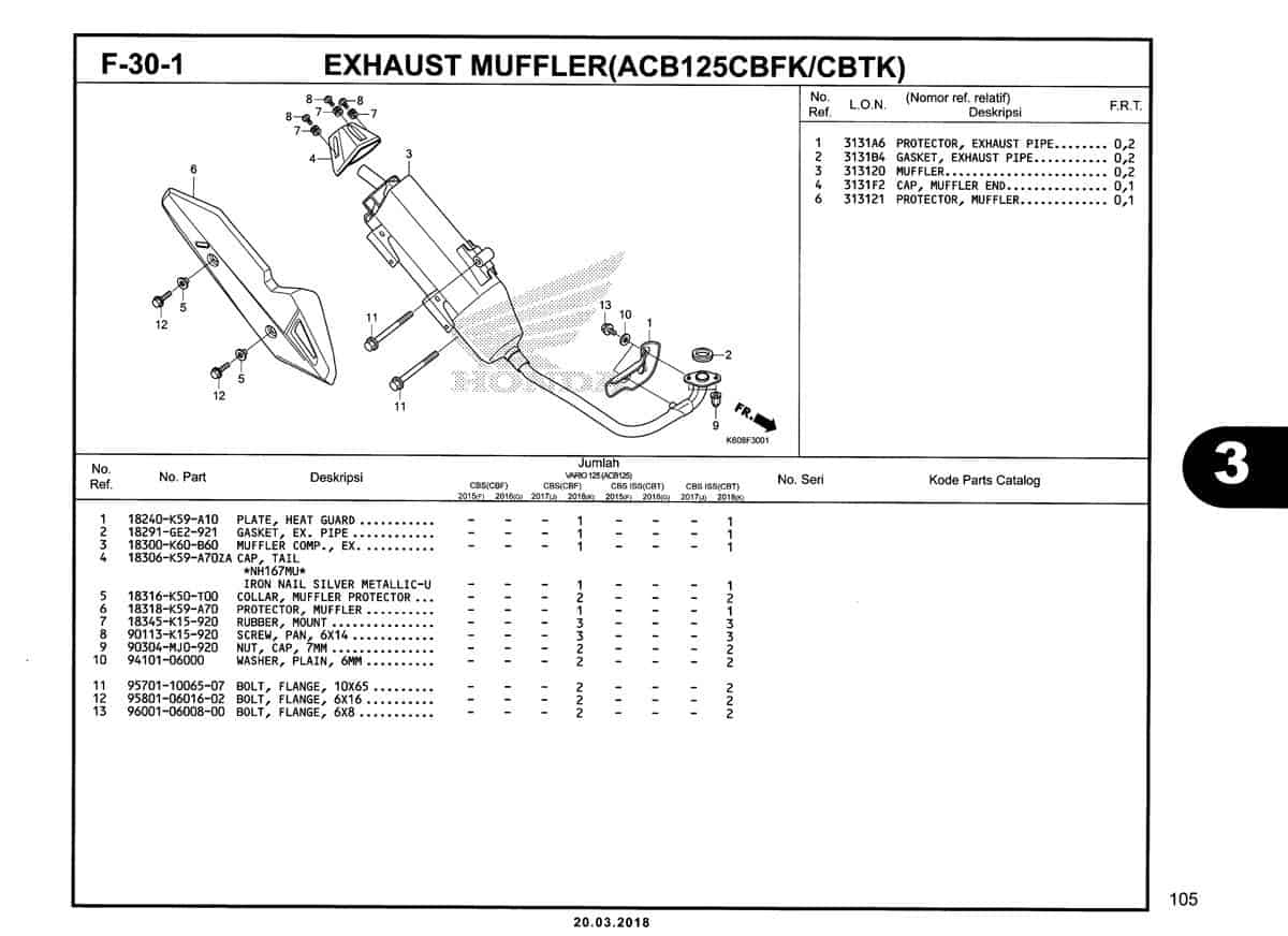 F-30-1-Exhaust-Muffler-(ACB125CBFK-CBTK)-Katalog-New-Vario-125-K60R